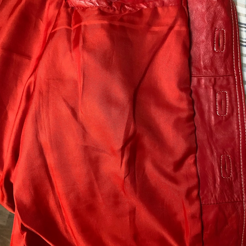 Leathcult Genuine Red Leather Jacket / Blazer